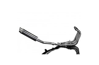 Komplette Abgasanlage für Suzuki Gsx1400 2006–2007 4–1, 350 mm runder Carbon-Schalldämpfer