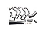 Sistema di scarico completo megafono classico in acciaio inox honda cb750f2 77-78 honda cb750f 1977 1978