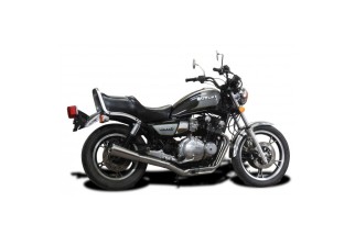 Système d'échappement complet honda cb750k-dohc-sc nighthawk 78-83 full4-1 mégaphone classique en acier inoxydable honda cb750k 