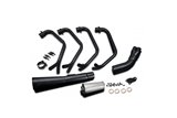 Complete exhaust system suzuki gs1100glz 1982-1983 classic stainless steel megaphone suzuki gs1100glz 1982 1983