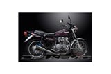 Complete exhaust system kawasaki z900 z1a-b 72-76 classic stainless steel megaphone kawasaki z1 1972 1975