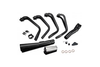 Sistema di scarico completo kawasaki z900 z1a-b 72-76 megafono nero ceramico kawasaki z1 1972 1976