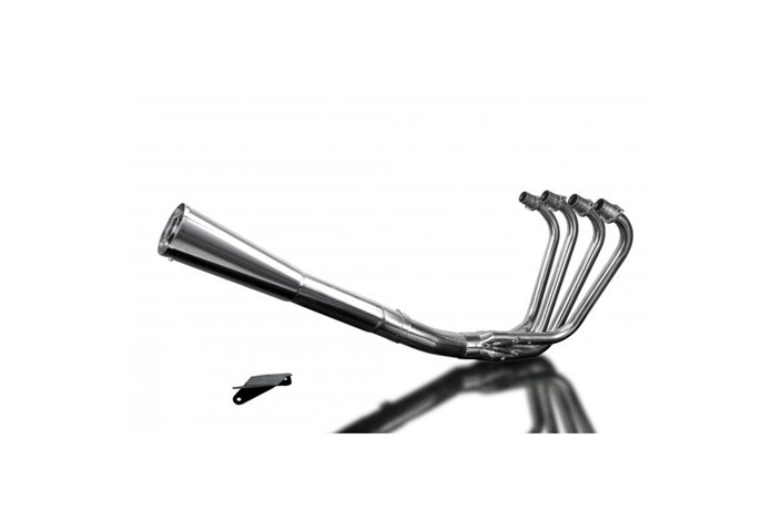 Complete exhaust system suzuki gs1000 se 1978-80 classic stainless steel megaphone suzuki gs1000 1978 1980