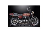 Komplette Abgasanlage für Honda Cb750F2 77–78, Vollschalldämpfer, 4–1 Edelstahl, klassisches Megaphon