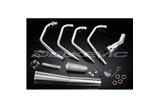 Sistema di scarico completo per Honda Cb750K Sohc 77-78 Stainless Classic Megaphone Silenziatore