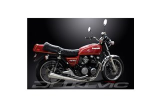 Full Exhaust System for Kawasaki Z750E-Kz 1980-82 Full 4-1 Stainless Classic Megaphone Silencer