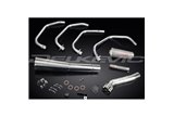 Sistema di scarico completo per Suzuki Gs1100Glz 1982-1983 Full 4-1 Stainless Classic Megaphone Silenziatore