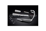 Complete exhaust system kawasaki zn700a ltd 84-85 classic stainless steel megaphone kawasaki zn700a ltd 1984 1985