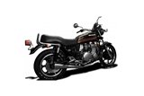 Système d'échappement complet kawasaki gpz1100 b1-b2 81-82 mégaphone classique en acier inoxydable kawasaki gpz1100 1981 1982