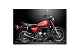 Complete exhaust system kawasaki z1000ltd kz1000k 1981-82 black ceramic megaphone kawasaki kz1000 ltd 1981 1982