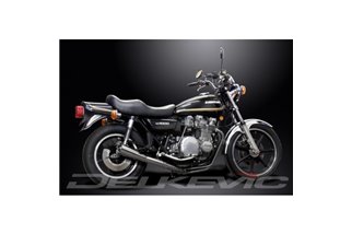 Komplette Abgasanlage Kawasaki Z1100 ein klassisches Edelstahl-Megaphon 1981-1983 Kawasaki Z1100a 1981 1983