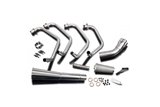 Complete exhaust system kawasaki z1000 mkii 79-80 black ceramic megaphone kawasaki z1000 mkii 1979 1980