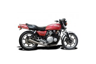 Système d'échappement complet kawasaki gpz1100 uni-track 1983-85 mégaphone en céramique noire kawasaki gpz1100 1983 1985