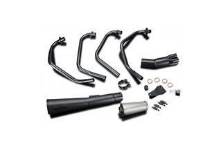 Sistema di scarico completo suzuki gsx750e 1980-1983 megafono classico inox suzuki gsx750e 1980 1983