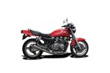 Sistema di scarico completo kawasaki kz750ltd 1983 megafono classico inox kawasaki kz750 ltd 1983 1983