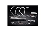 Sistema di scarico completo per Honda CB500F 1971-73 Full 4-1 Silenziatore megafono classico in acciaio inossidabile