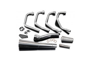 Classic stainless steel megaphone full exhaust system honda cb350f 1972-74 honda cb350f 1972 1974