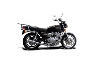 Classic stainless steel megaphone full exhaust system honda cb350f 1972-74 honda cb350f 1972 1974