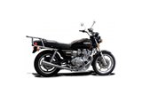 Classic stainless steel megaphone full exhaust system honda cb350f 1972-74 honda cb350f 1972 1974