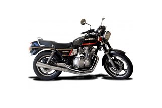 Système d'échappement complet suzuki gs750 1977-79 mégaphone classique en acier inoxydable suzuki gs750 1977 1979