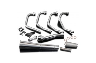 Classic stainless steel megaphone full exhaust system suzuki gs850g 79-81 suzuki gs850g 1979 1981