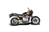 Système d'échappement complet suzuki gs850g 82-86 mégaphone classique en acier inoxydable suzuki gs850g 1982 1986