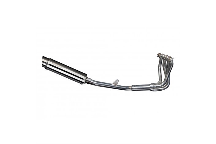 Sistema di scarico completo per Honda Cbr1100Xx Blackbird 4-1 350mm Stainless Tondo Bsau