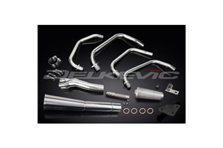 Full Exhaust System for Kawasaki Gt750-Kz 1982-88 Full 4-1 Stainless Classic Megaphone Silencer