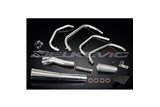 Full Exhaust System for Kawasaki Gt750-Kz 1982-88 Full 4-1 Stainless Classic Megaphone Silencer