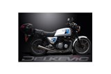 Full Exhaust System for Kawasaki Gt750-Kz 1982-88 Full 4-1 Stainless Classic Megaphone Silencer