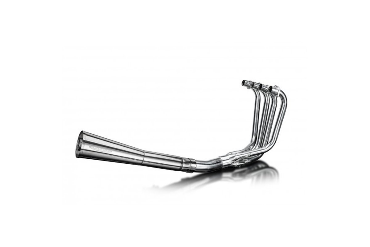 Sistema di scarico completo per Kawasaki Gpz550H 1982-1983 4-1 Stainless 550mm Megaphone Silenziatore