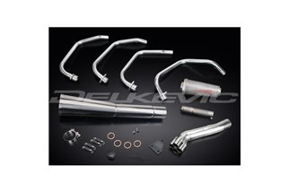 Sistema di scarico completo per Suzuki Gs1100G 82-84 Full 4-1 Silenziatore megafono classico in acciaio inossidabile