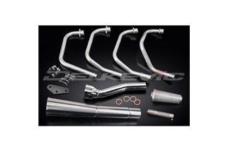 Full Exhaust System For Suzuki Gs850G 79-81 Full 4-1 Classic Stainless Steel Megaphone Muffler