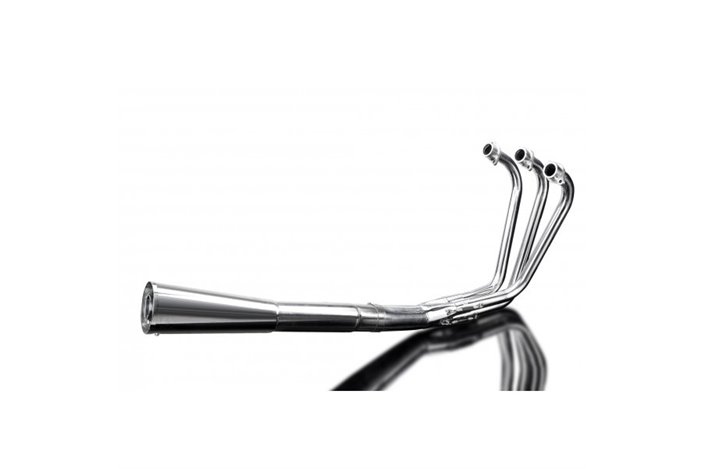 Full Exhaust System for Yamaha Xs750 Xs850 76-82 Full 3-1 Stainless Classic Megaphone Muffler