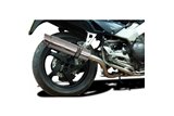 Ligne d'échappement complète silencieux inox 350mm bsau yamaha fzr600r fox-eye 1994 1996