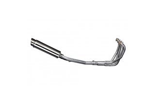 Complete exhaust system stainless steel silencers 350mm bsau yamaha xj600 diversion 1992 2004