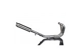 Complete exhaust system with 350mm stainless steel silencers. kawasaki zzr400 1990 2009