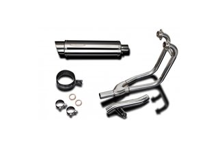 Complete exhaust system stainless steel silencers 350mm bsau yamaha fj1200 1988 1990