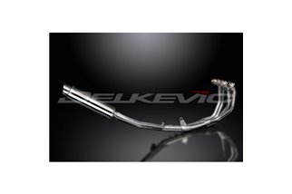 Sistema di scarico completo per Honda Cbr600Fs Sport 2001-2003 4-1 350mm Tondo Stainless Silenziatore