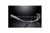 Sistema di scarico completo per Honda Cbr600Fs Sport 2001-2003 4-1 350mm Tondo Stainless Silenziatore