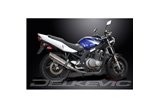 Komplette Abgasanlage für Suzuki Gs500 E/F 89-2009 2-1. Runder Edelstahl-Schalldämpfer 350 mm