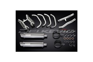 Sistema di scarico completo per Suzuki Gsx1400 01-04 4-2 Silenziatore tondo Bsau inox 350 mm