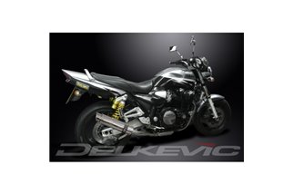 Système d'échappement complet pour Yamaha Xjr1300 1998-06 4-2 silencieux ronds en acier de 350mm