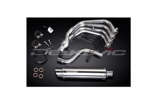 Sistema di scarico completo silenziatore in acciaio inox 350mm bsau yamaha mt-09 2015 2020