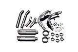 Full exhaust system stainless steel silencer 350mm honda vfr800 x crossrunner 2011 2014