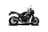 Komplette Abgasanlage 350 mm rund Edelstahl Triumph Street Triple 675 2013 2016