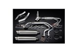 Komplette Abgasanlage für Honda St1300 Pan European Abs 350 mm Edelstahl Tondo Bsau