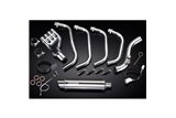 Sistema di scarico completo per Honda Cb600F Hornet 2007-13 350mm Stainless Tondo Bsau Silenziatore