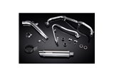 Sistema di scarico completo per Honda Xl125V Varadero 350mm Stainless Tondo Bsau Silenziatore