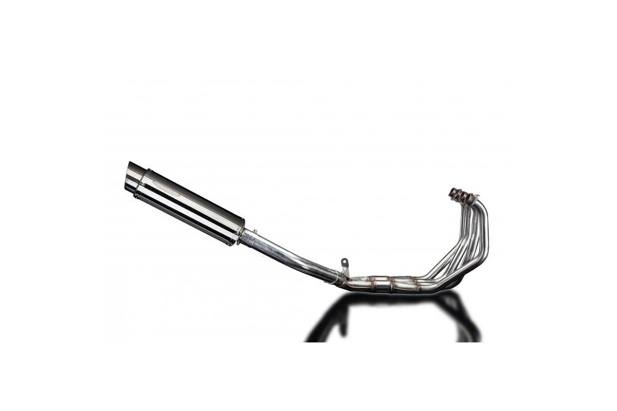 Complete exhaust system for Honda Cbr900Rr Fireblade 1992-99 Round stainless steel silencer 350 mm